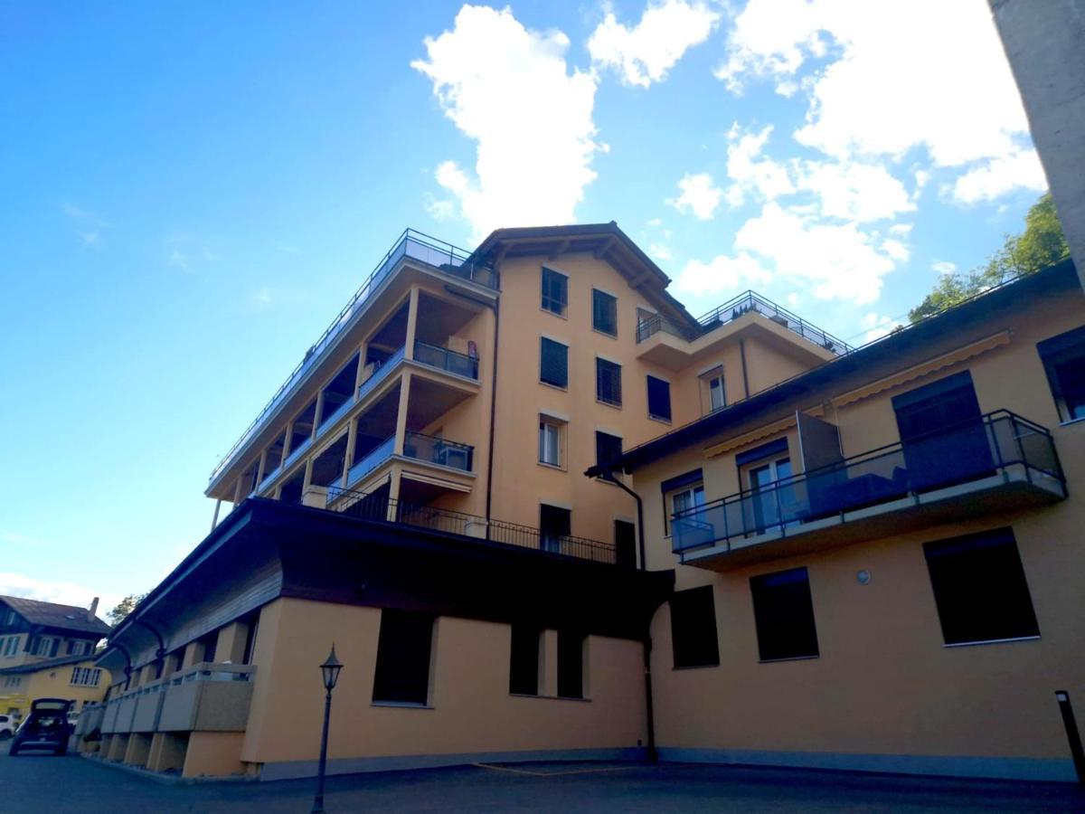 Sejour Confortable A L'Appartement A Bellevue Leysin Exterior foto